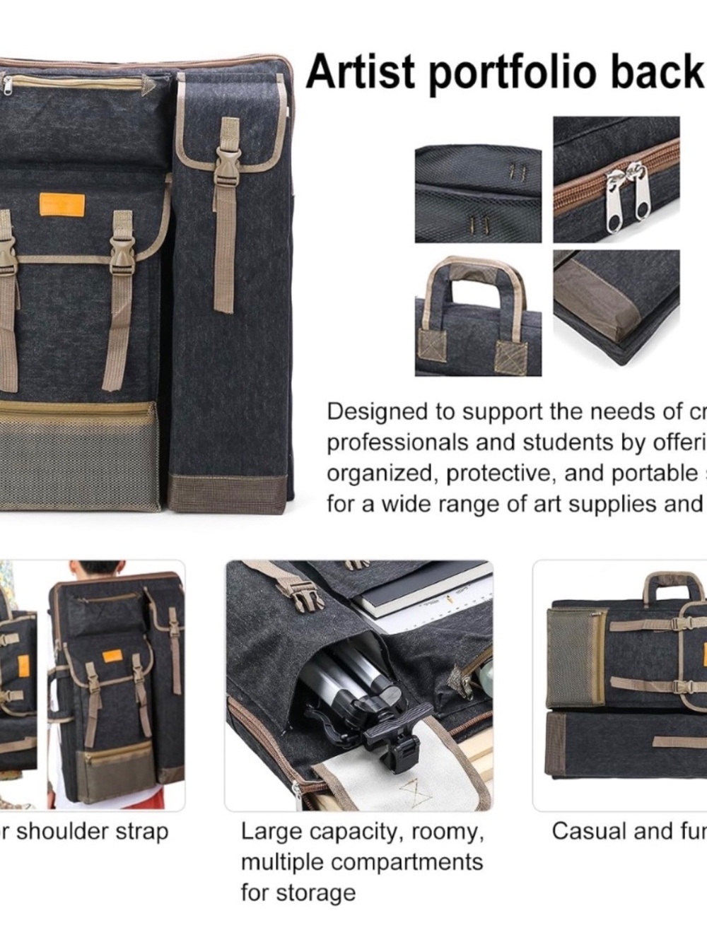 Artist portfolio backpack - Picture 4 of 4